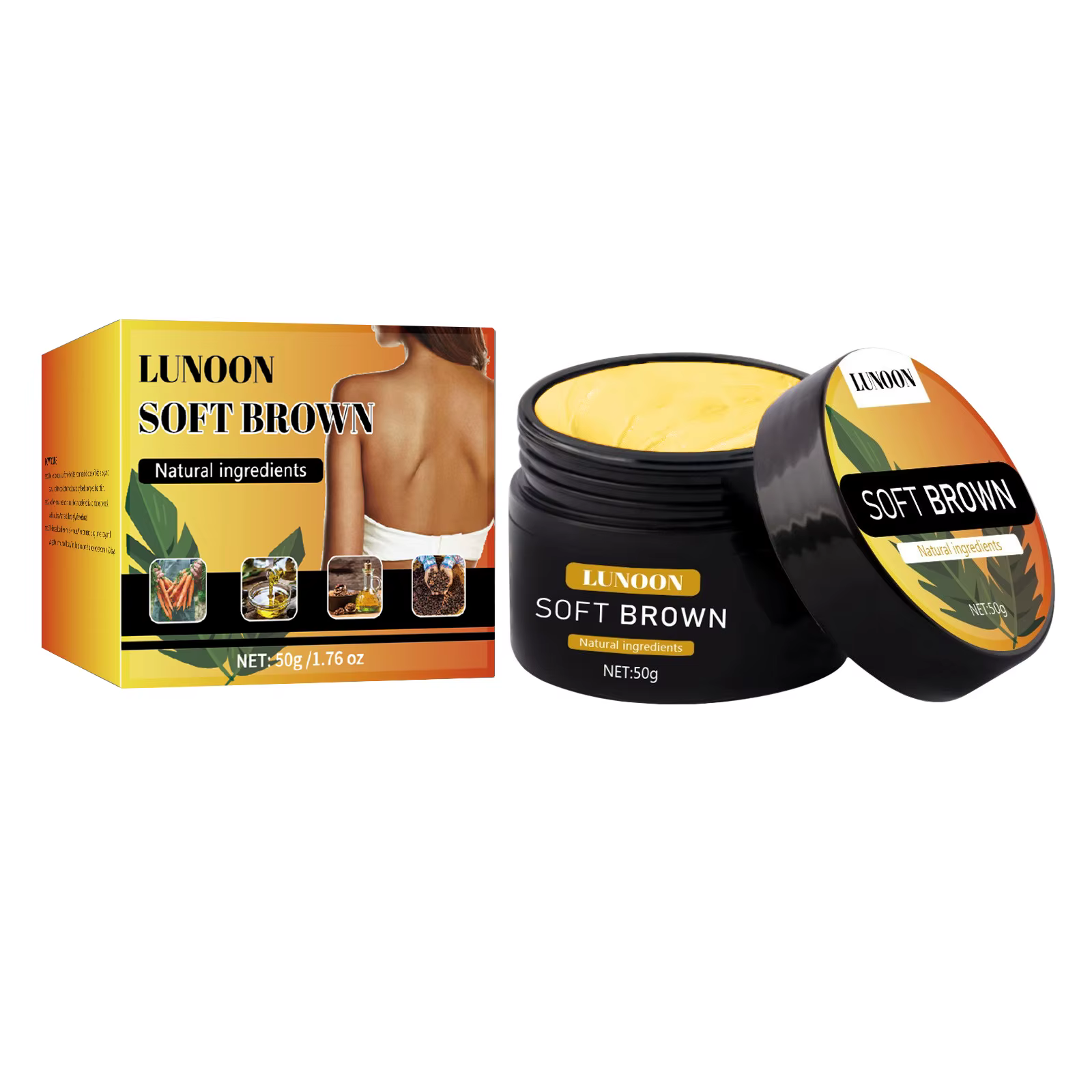 Crème Autobronzante & Protectrice Solaire - Bronzant Visage & Corps Longue Durée, Formule Nourrissan