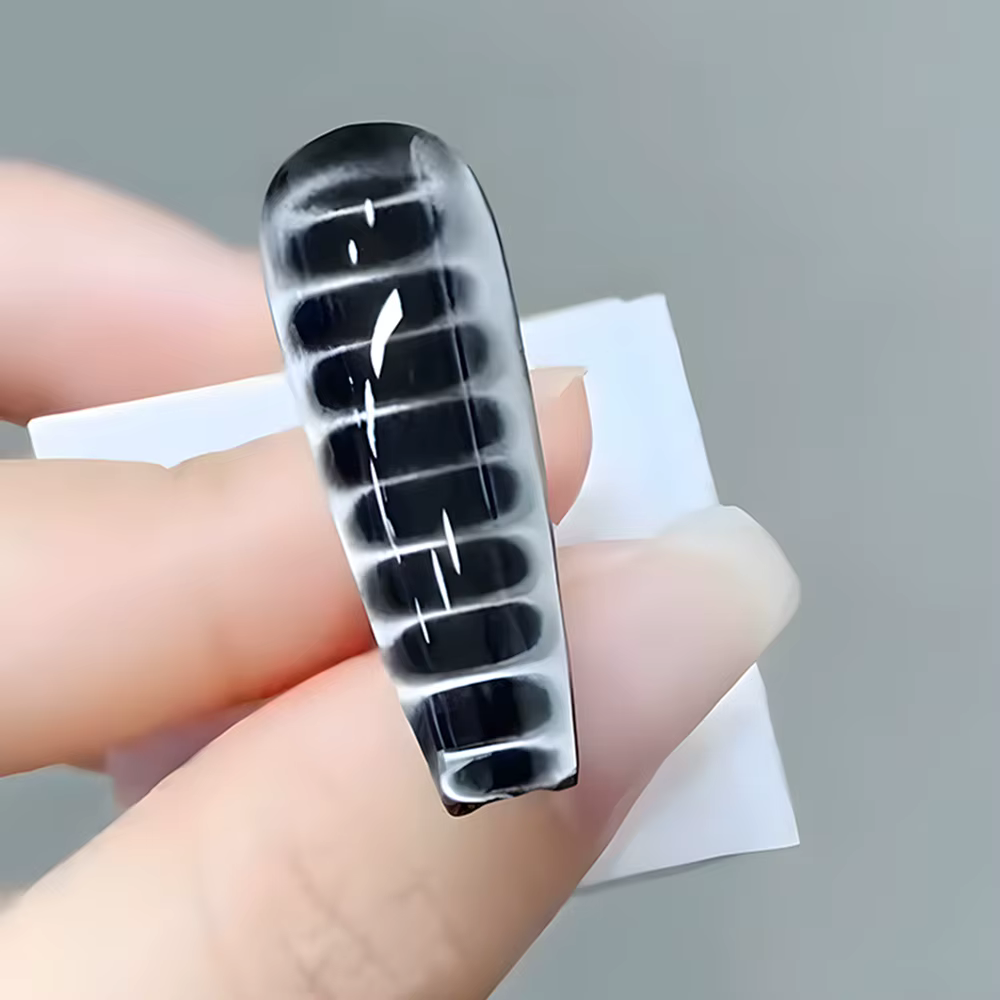 12 pièces ongles oeil de chat fort effet aimant ongles Crocodile Texture bâton magnétique UV Gel ver