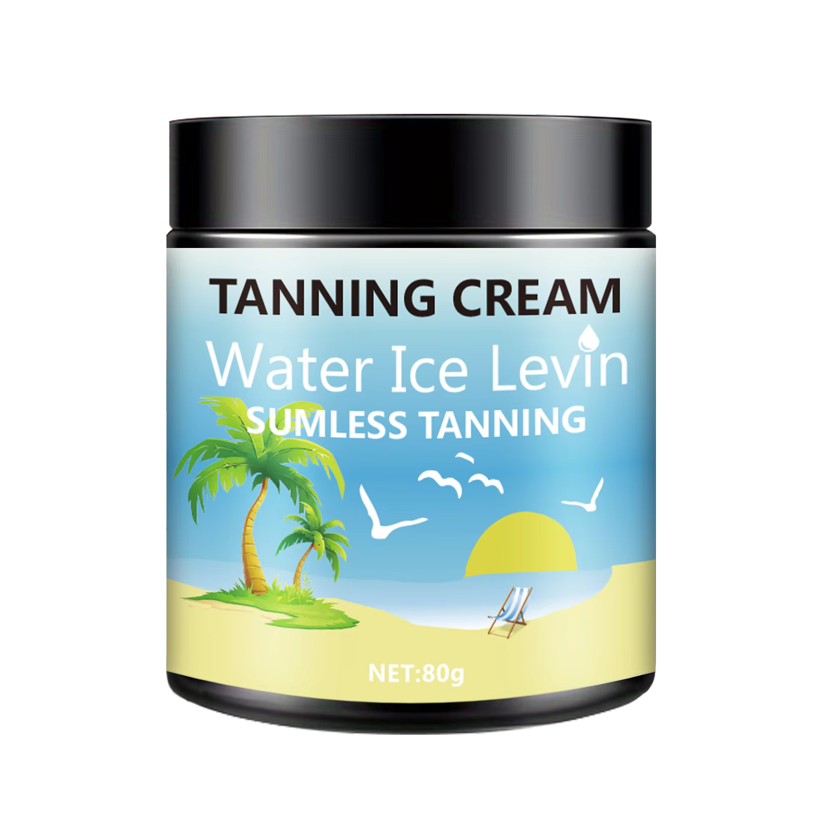 Lotion bronzante pour le corps, riche en beurre de karité et huile de coco, hydratation intense, abs