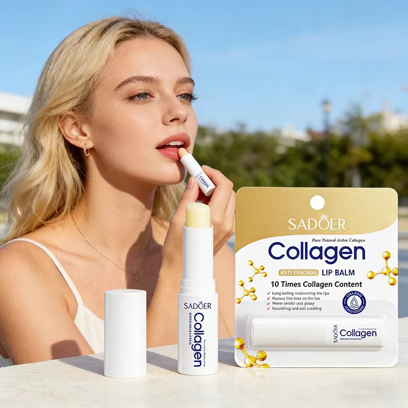 SADOER collagène baume à lèvres hydratant Anti fissuration éclaircissant réparation nourrissant hydr