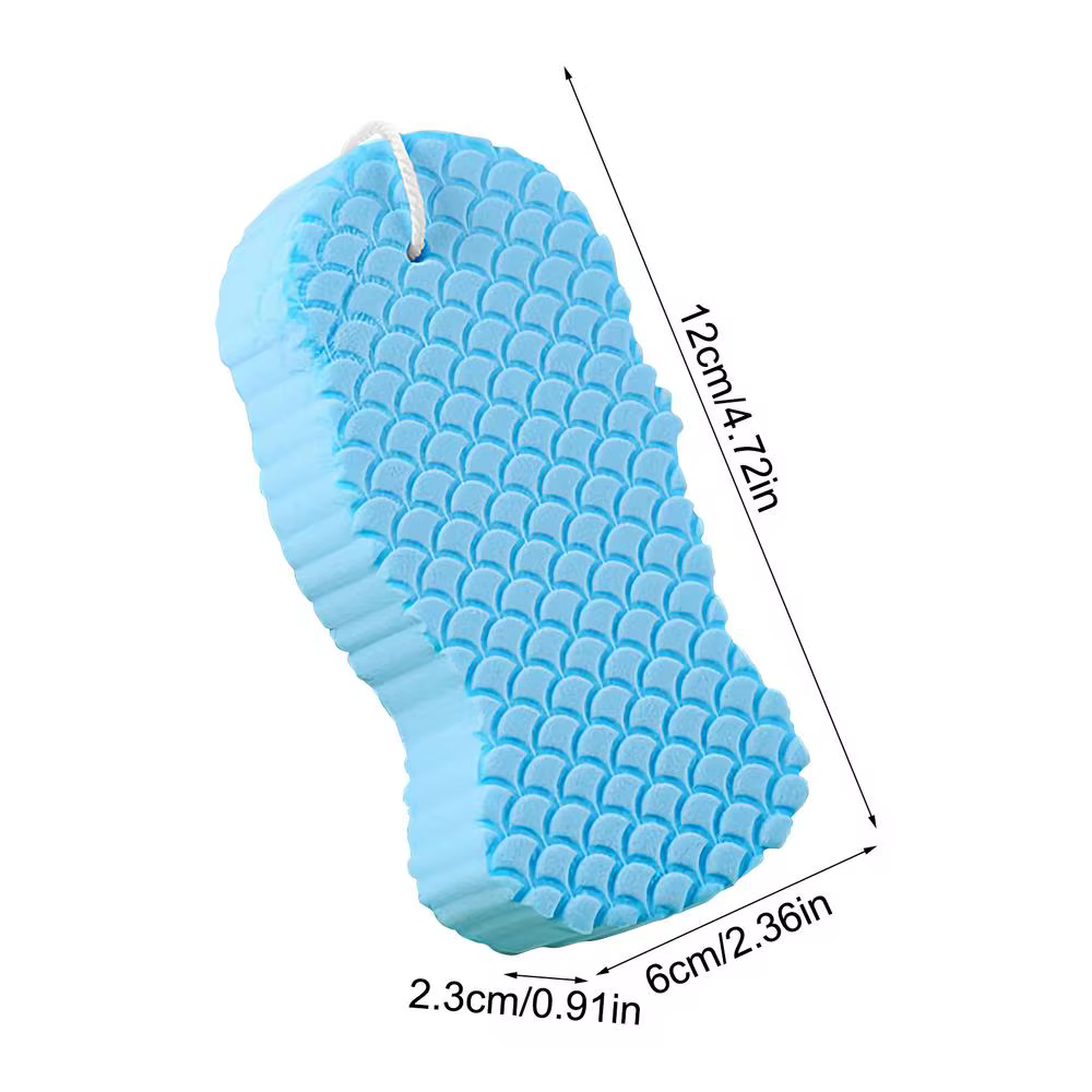 Éponge douce exfoliante pour le corps, brosse de douche, éliminateur de peaux mortes pour adultes, r