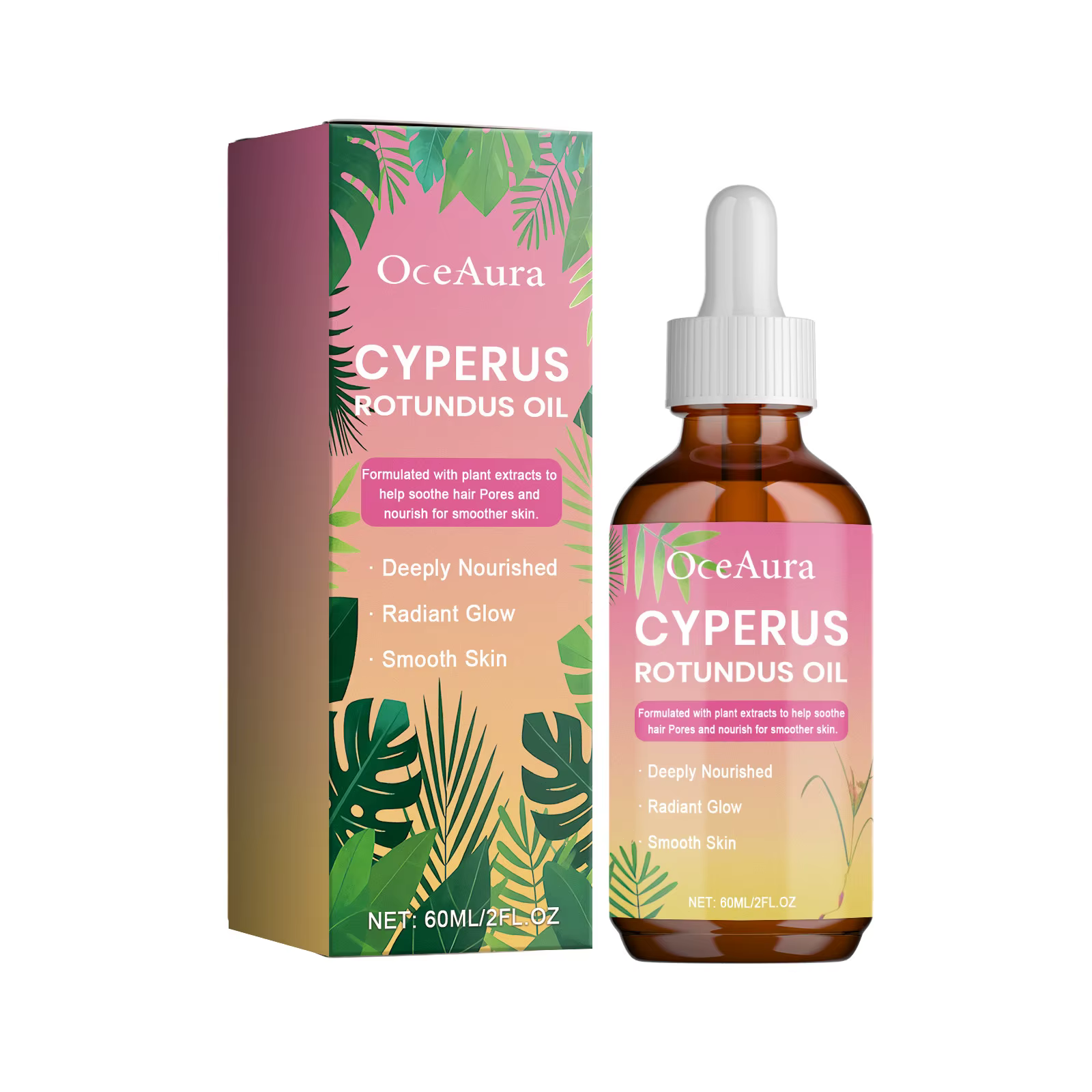 Inhibe la croissance des cheveux Cyperus Rotundus huile réduction de la croissance des cheveux inhib