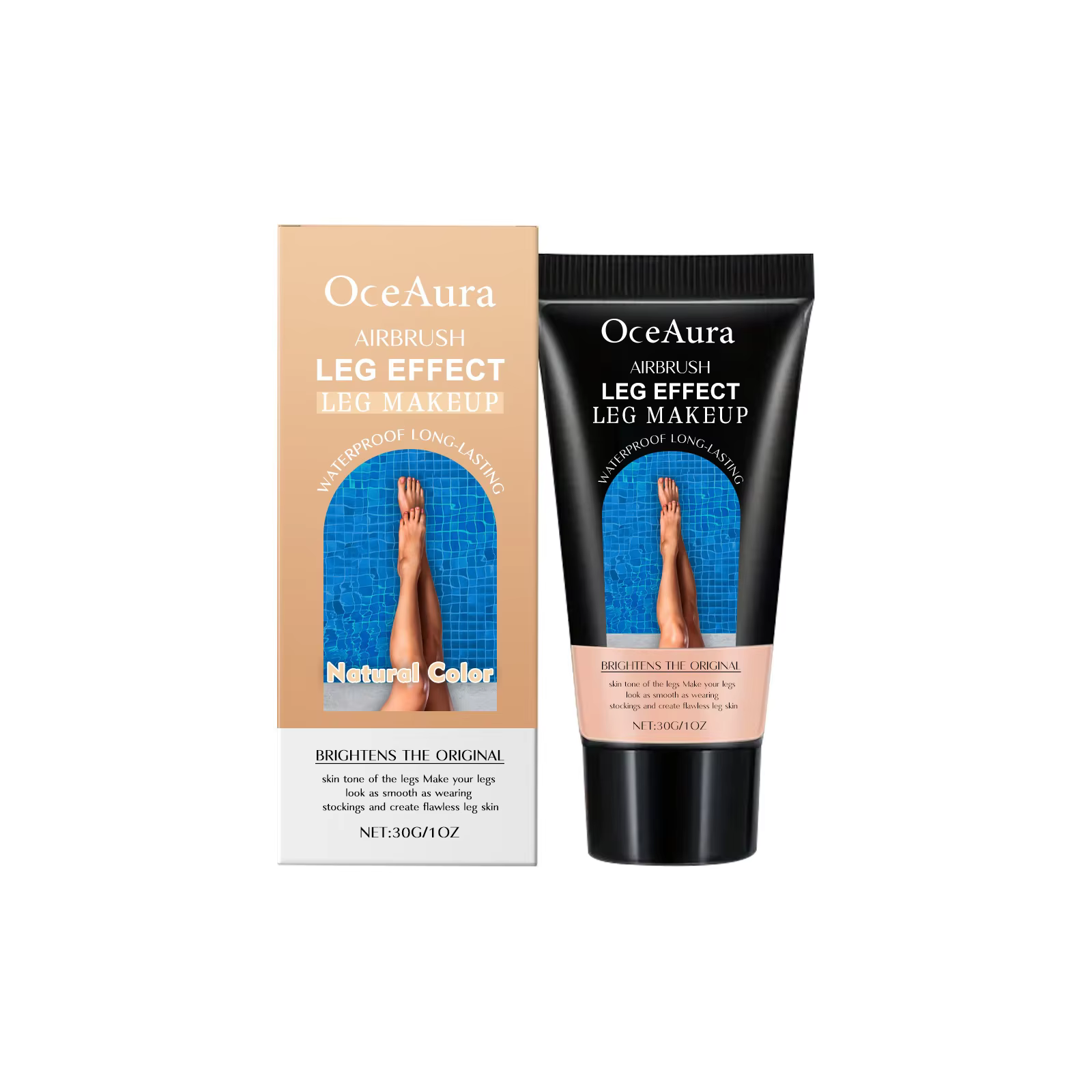 Crème de Teint Bronzante Instantanée Effet Soleil avec Acide Hyaluronique, Teinte Bronzante Lumineus