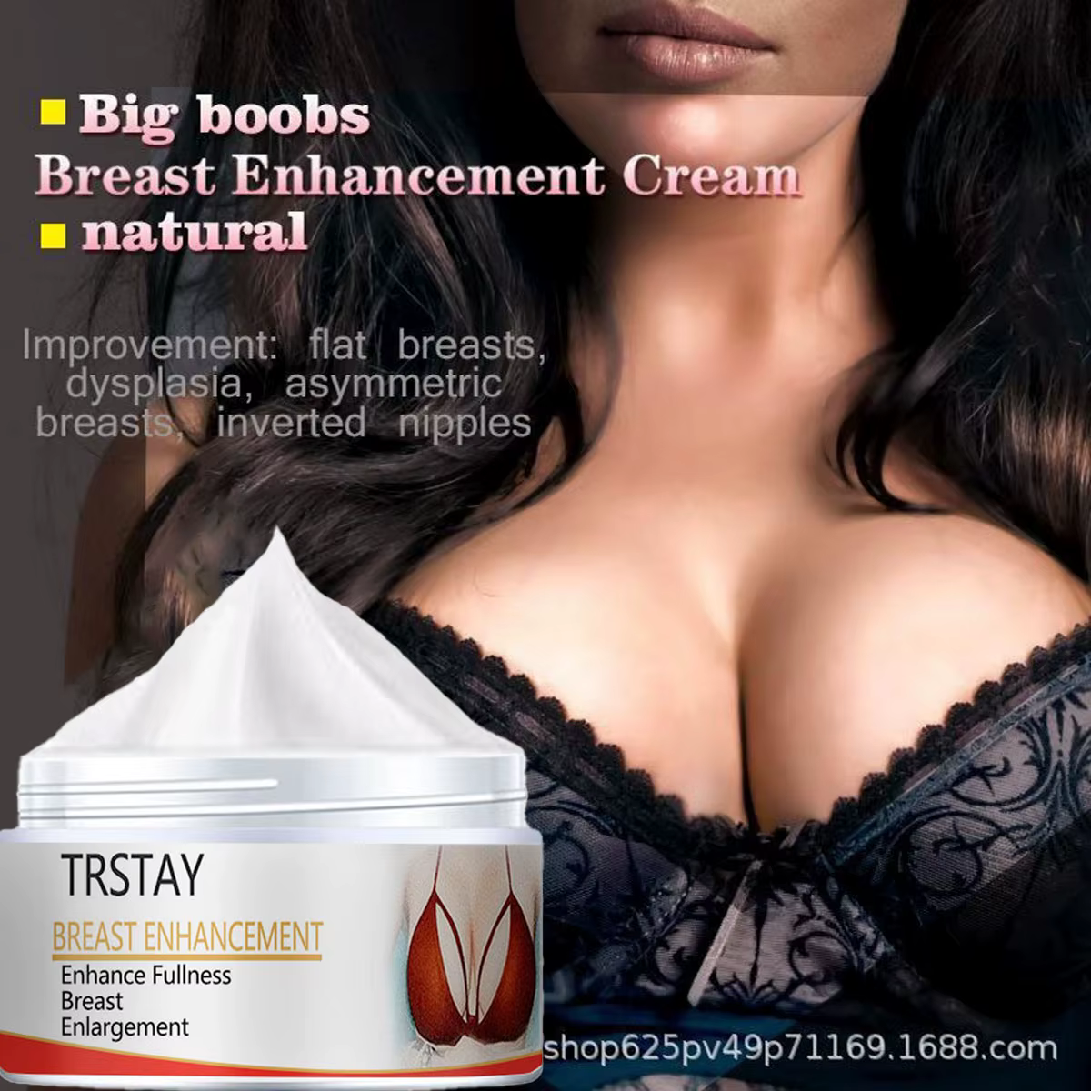 La crème de massage au lait pour rehausser les seins resserre, soulever et soulever