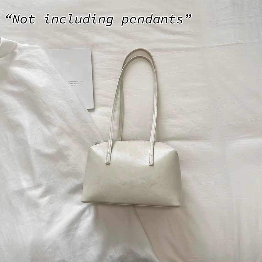 Sac de bowling portable pour femmes, sac sous le bras tendance et rétro, simple et de grande capacit
