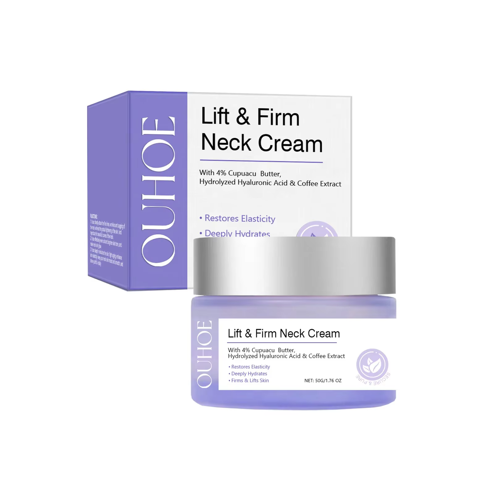 Crème raffermissante pour le cou, raffermissante, réduit les ridules, éclaircissante, nourrissante,