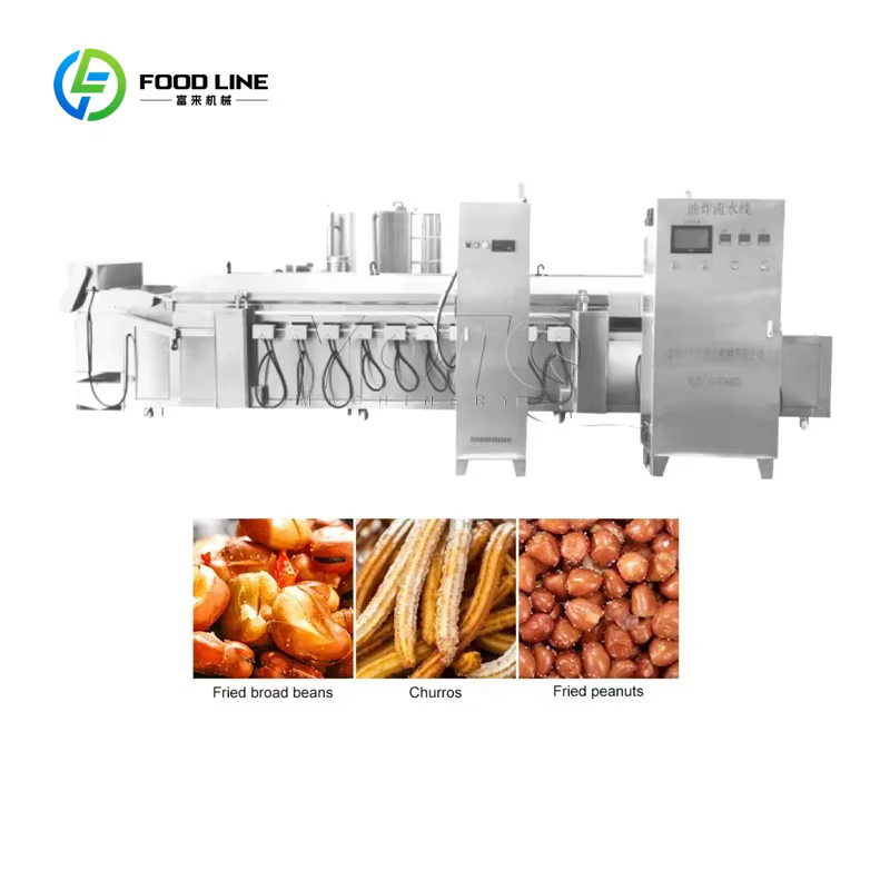 Friteuse industrielle électrique automatique à température contrôlée pour frites et granulés, à fonc
