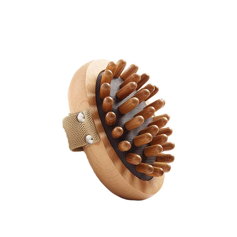 Brosses de massage brunes pour le corps, meridiens, beauté à domicile, salon de beauté