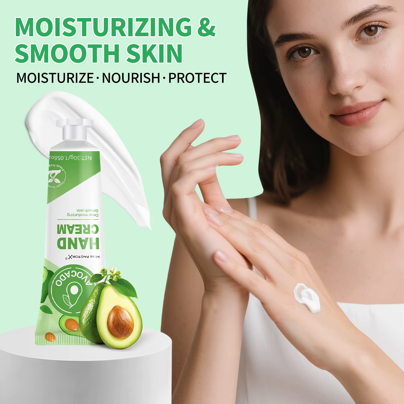 Ensemble de 30 crème pour les mains, 10 parfums, crème pour les mains basse sensibilité, format voya