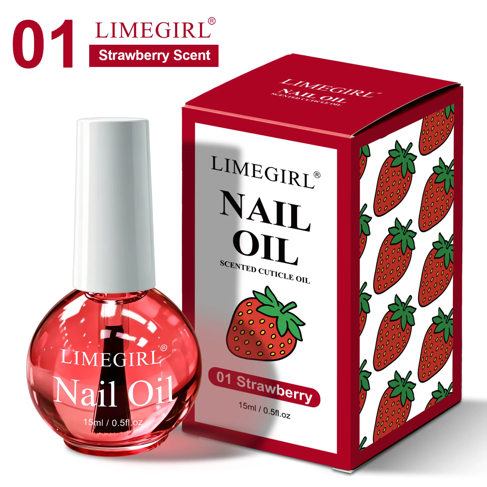 LIMEGIRL 6 Huiles pour cuticules parfumées, Huile nutritive pour ongles, Répare les cuticules et les
