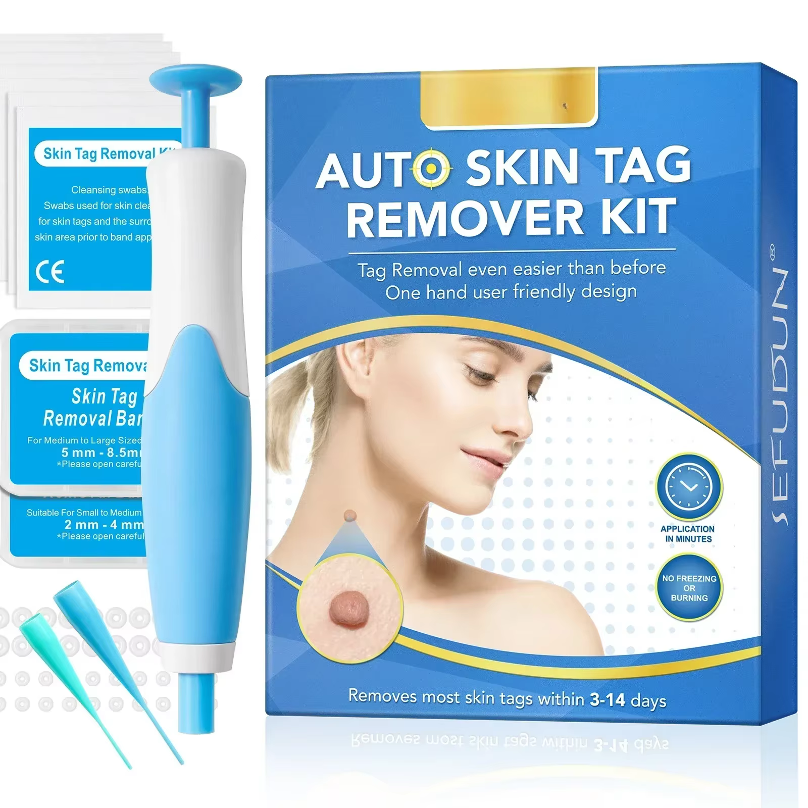 Kit de suppression des verrues à double tête, stylo liquide pour verrues plantaires plates, éliminat