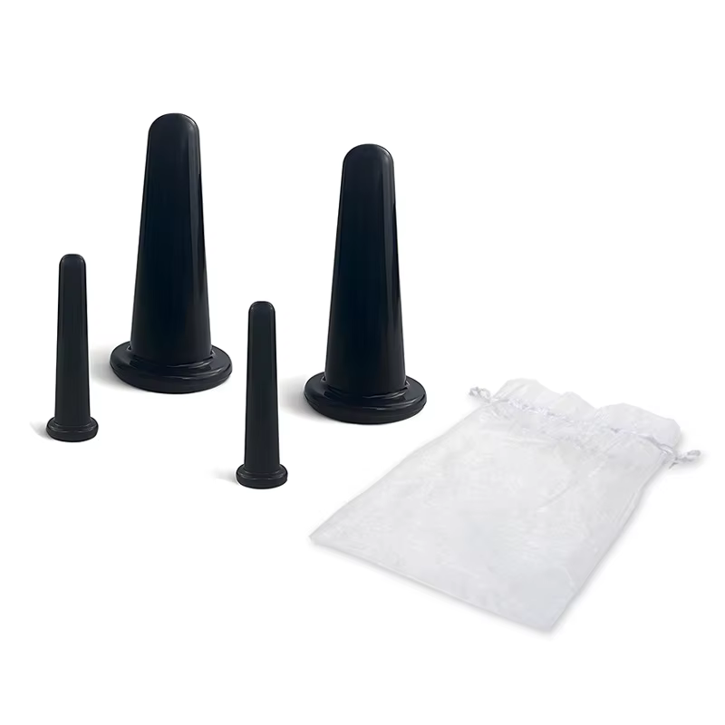Ensemble de ventouses faciales en Silicone, Massage Anti-Cellulite, soins de santé, Kit de tasses de