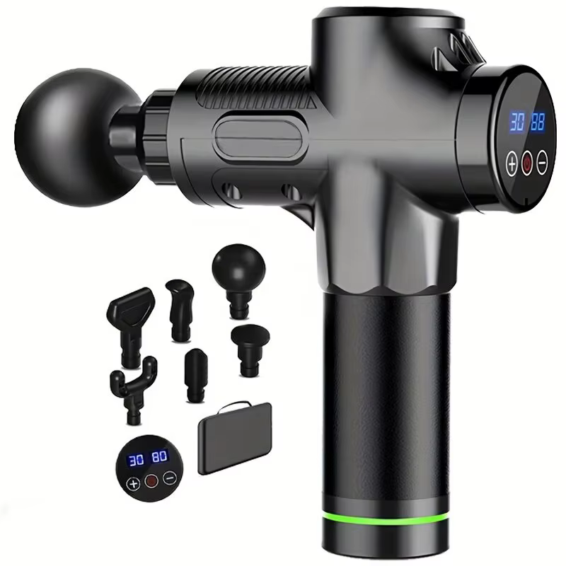 Pistolet de Massage Portable à vibrations pour Fascia, pour le corps, le cou, le dos, Relaxation mus