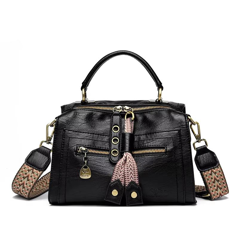 Sac à main en cuir de bonne qualité pour femmes, sacs à bandoulière de luxe de styliste, grande capa