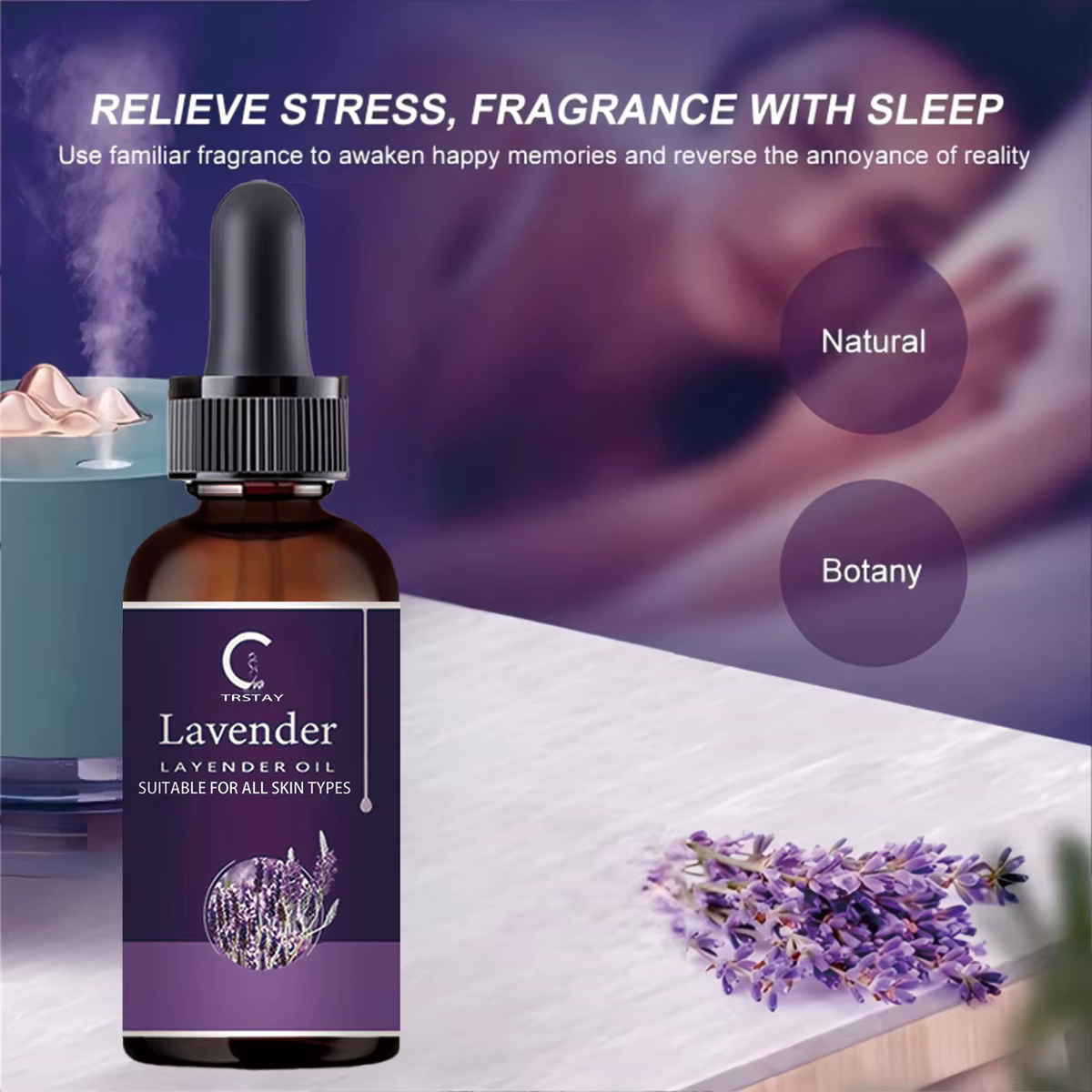 Huile essentielle de lavande pour aromathérapie, 5ML/15ML/30ML/50ML/2022, aide au sommeil, soins de 