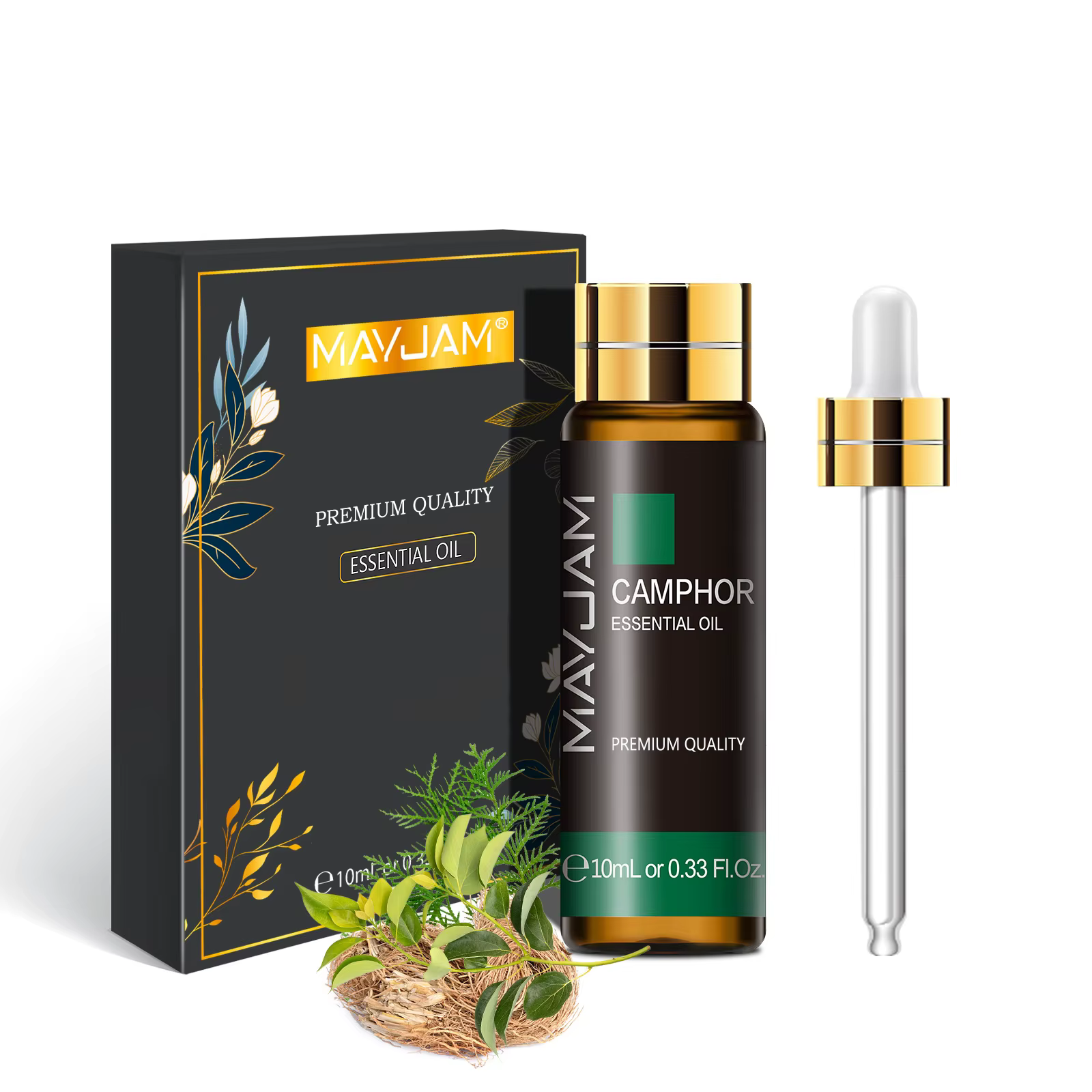 MAYJAM-Huile essentielle vanille, jasmin, eucalyptus, orange douce, Patchoumovies, citronnelle, roma