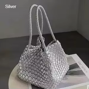 Sac à main tissé artisanal tendance, nouveau modèle, petit sac carré polyvalent pour femme, idéal po