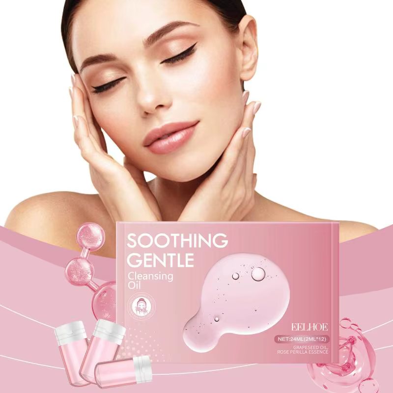 Huile démaquillante douce, 12 pièces, élimine efficacement le maquillage du visage, nettoie en profo