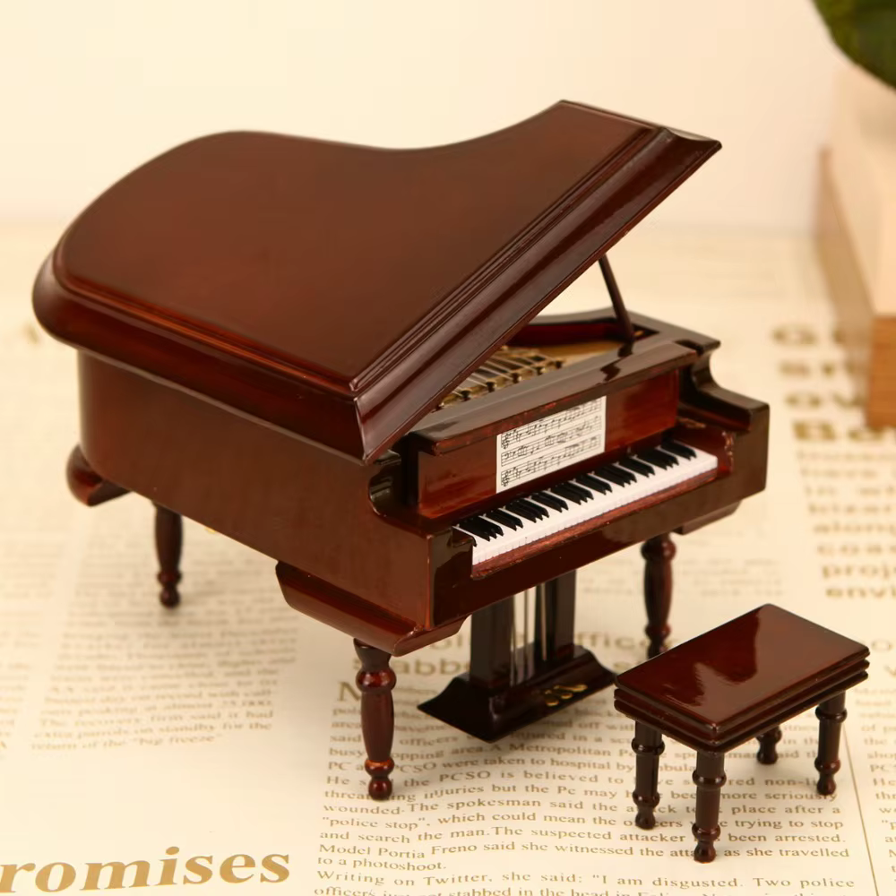 Nouveau Mini Pianos faits à la main, Instrument de musique polychrome en bois, modèle Miniature mign