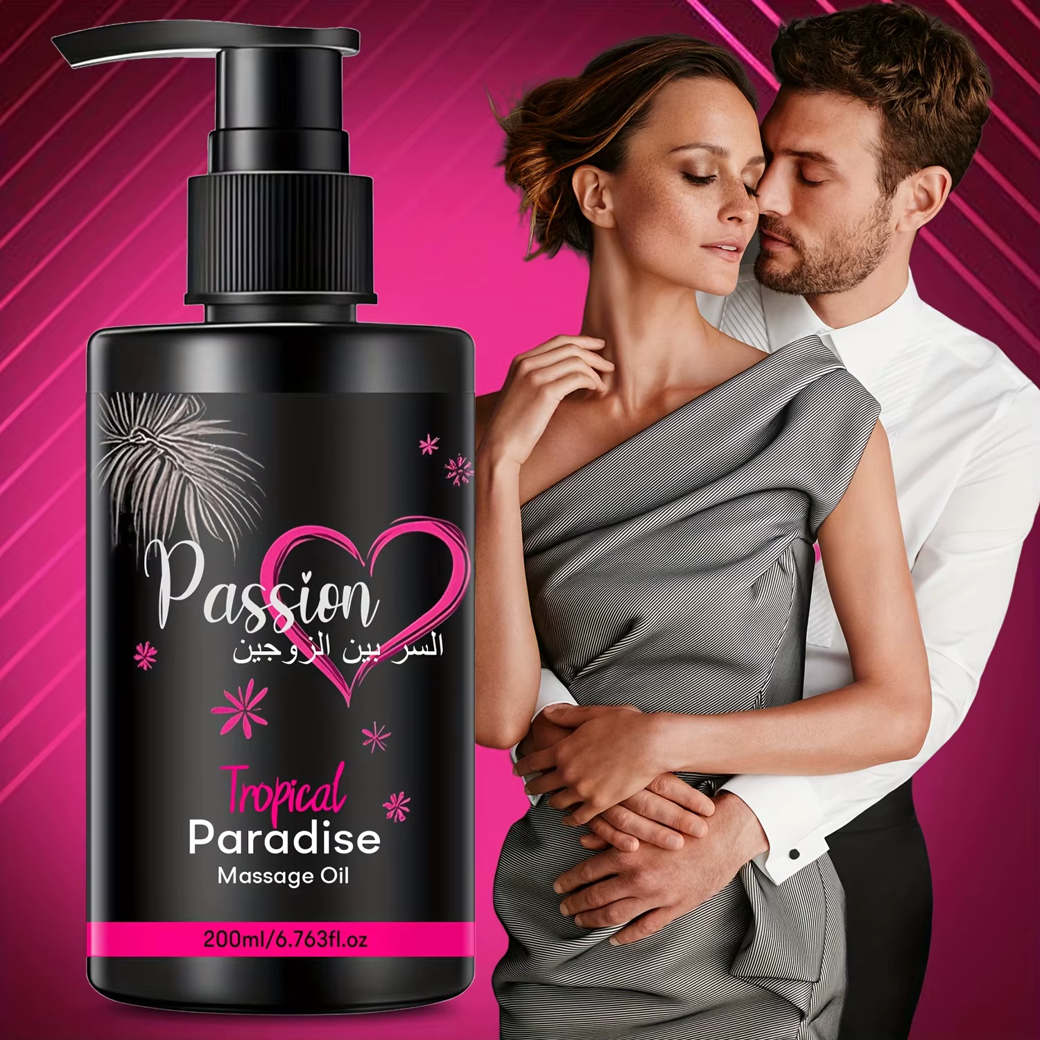 Huile de massage Paradise aux vitamines et minéraux - Nourrit et hydrate, huile de massage pour le c