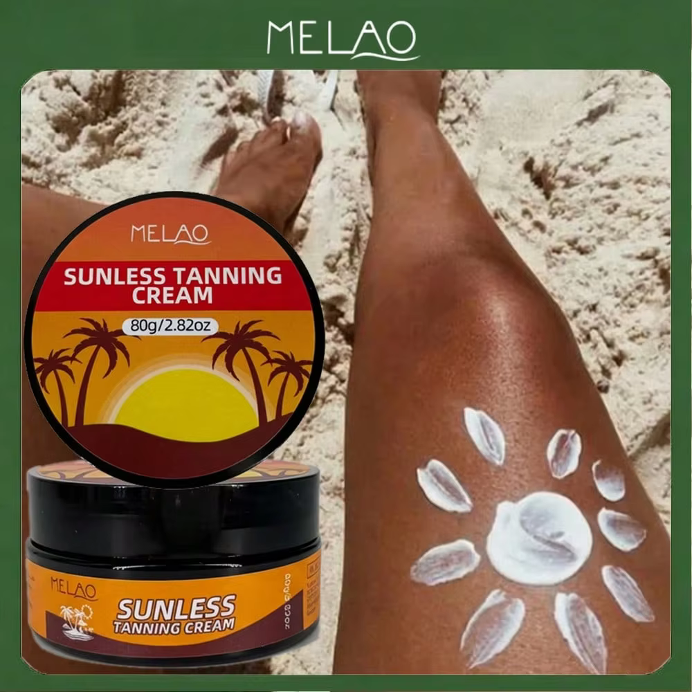 Crème autobronzante MELAO True Color - Bronzage naturel, sans dommages pour la peau, autobronzant sa