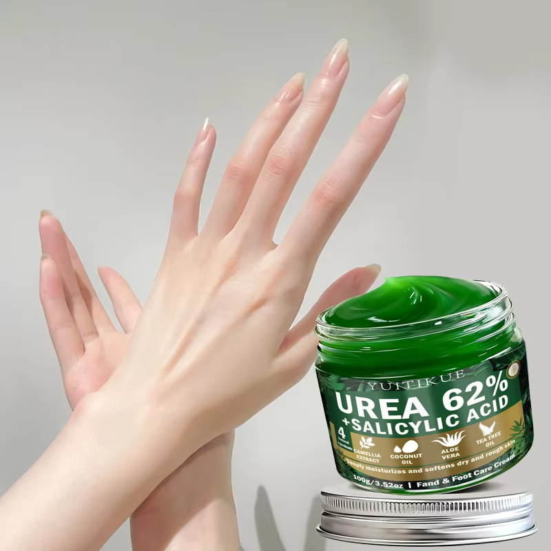 Crème pour les mains et les pieds YUITIKUE à l'urée 62% + acide salicylique | Hydrate en profondeu