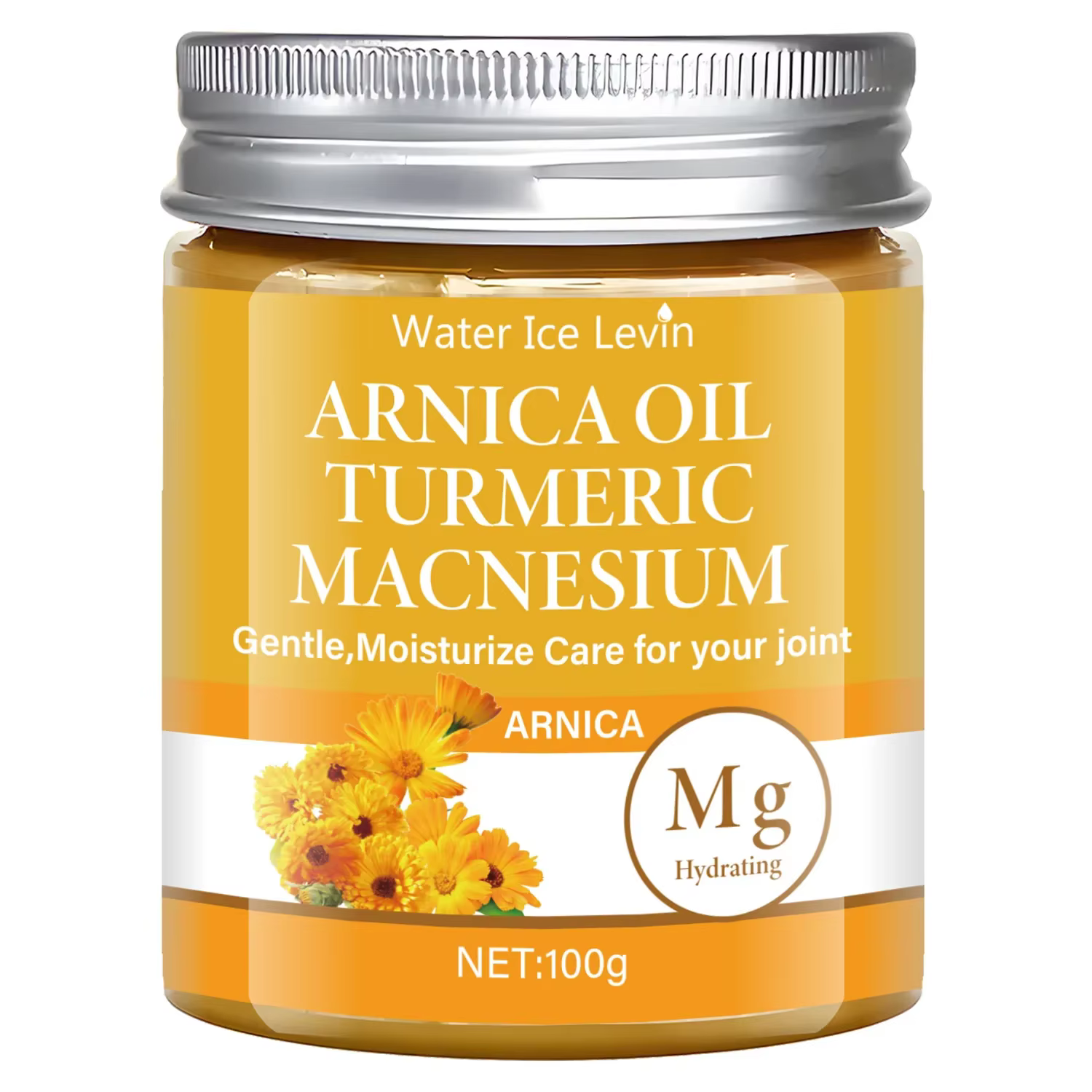Crème de soin des articulations au curcuma, huile d'arnica, pour les mains et les pieds, lissage de 