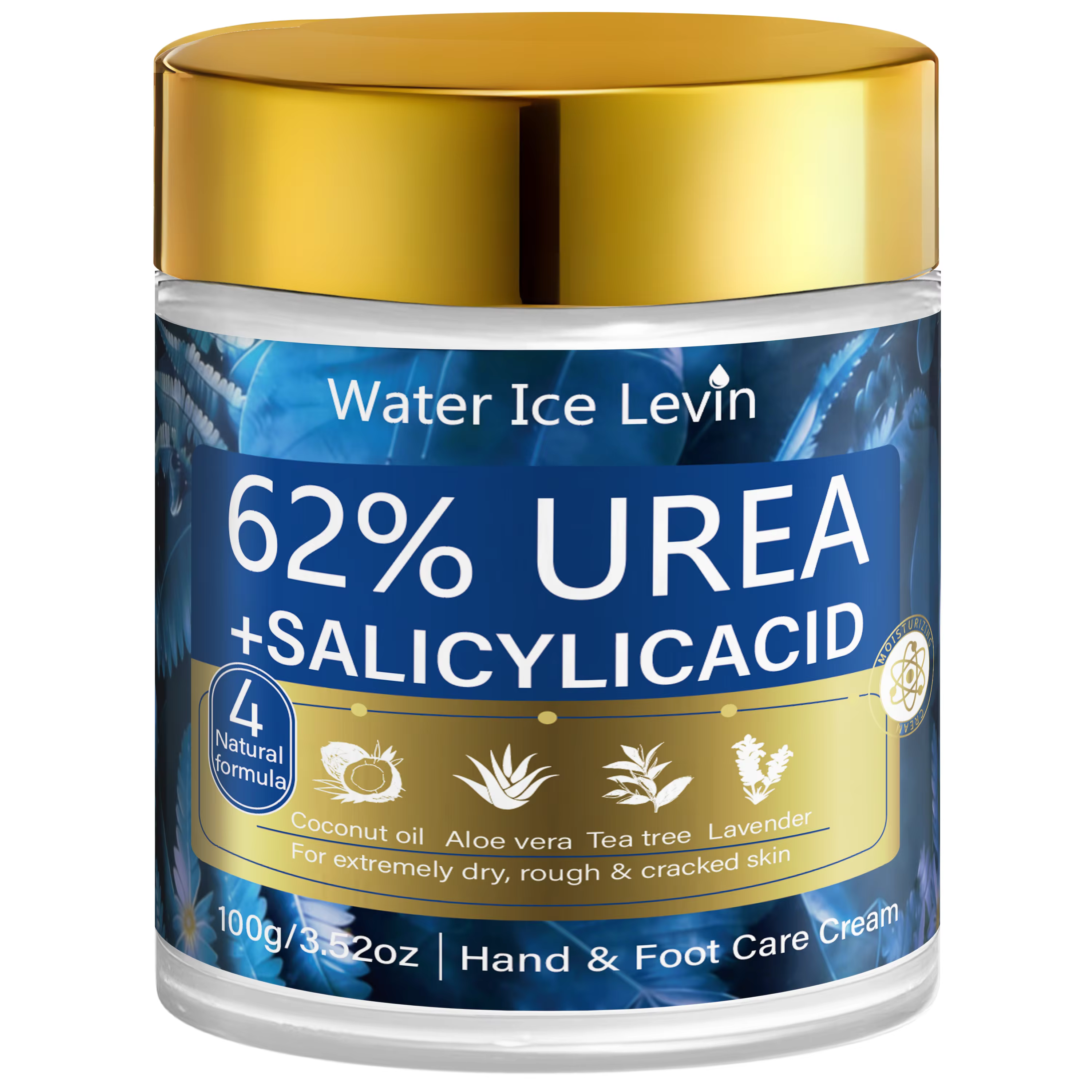 Crème pour les mains et les pieds à l'urée et à l'acide salicylique - Formule naturelle, hydratante