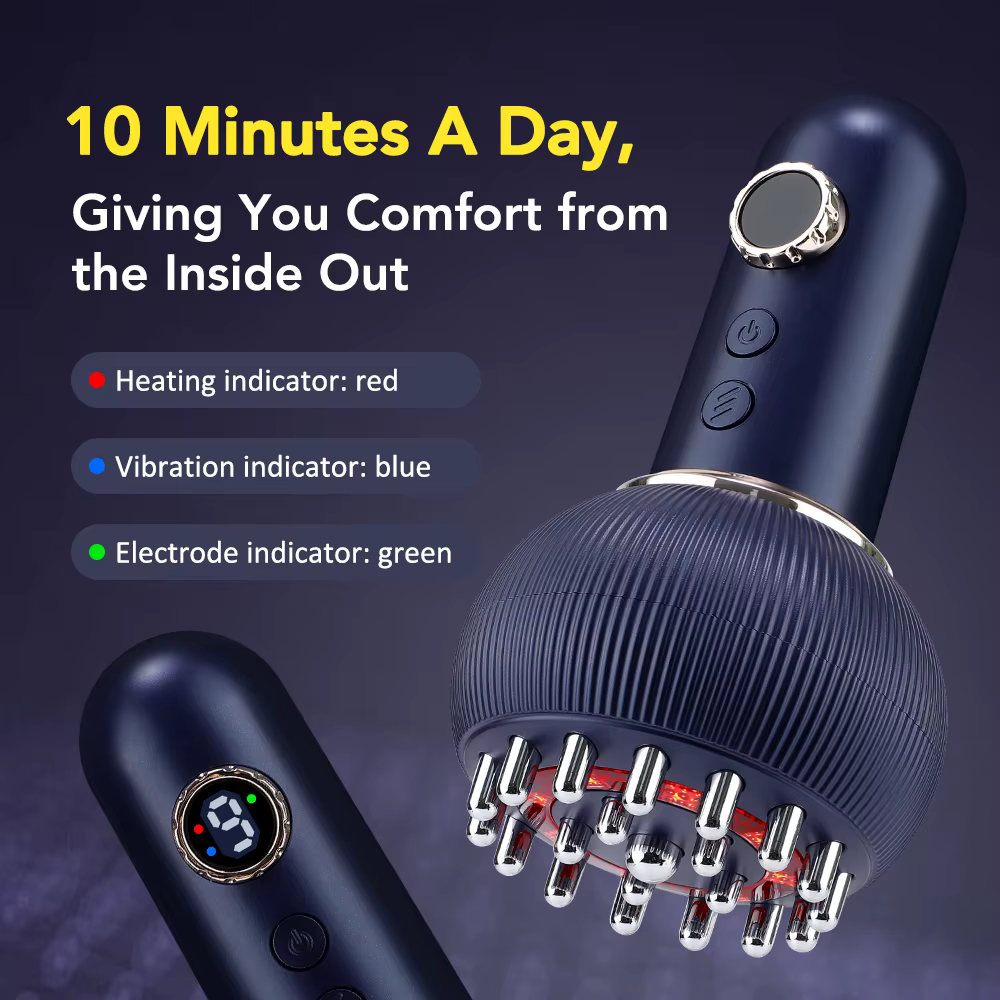 Brosse de Massage électrique méridien pour le corps, Machine de Drainage lymphatique, appareil de ph