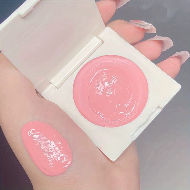 Crème fard à joues éclaircissante – Poudre naturelle, transparente, légère, imperméable et tenue