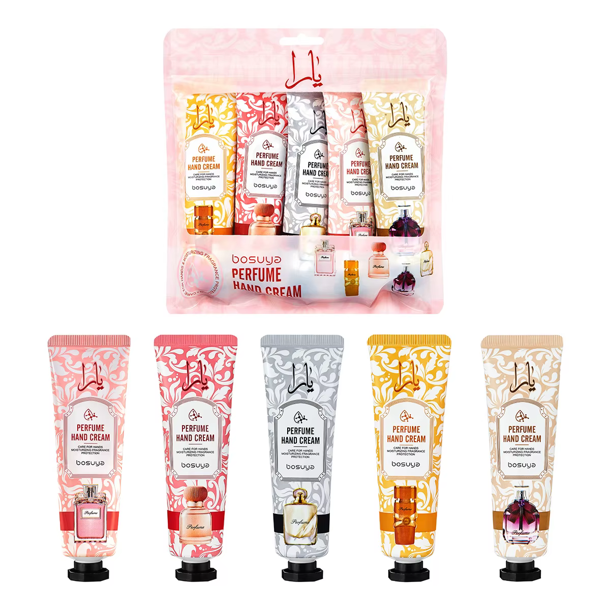Ensemble de crème pour les mains, parfum, hydratant, Non collant, nourrissant, Anti-gerçures, soins 