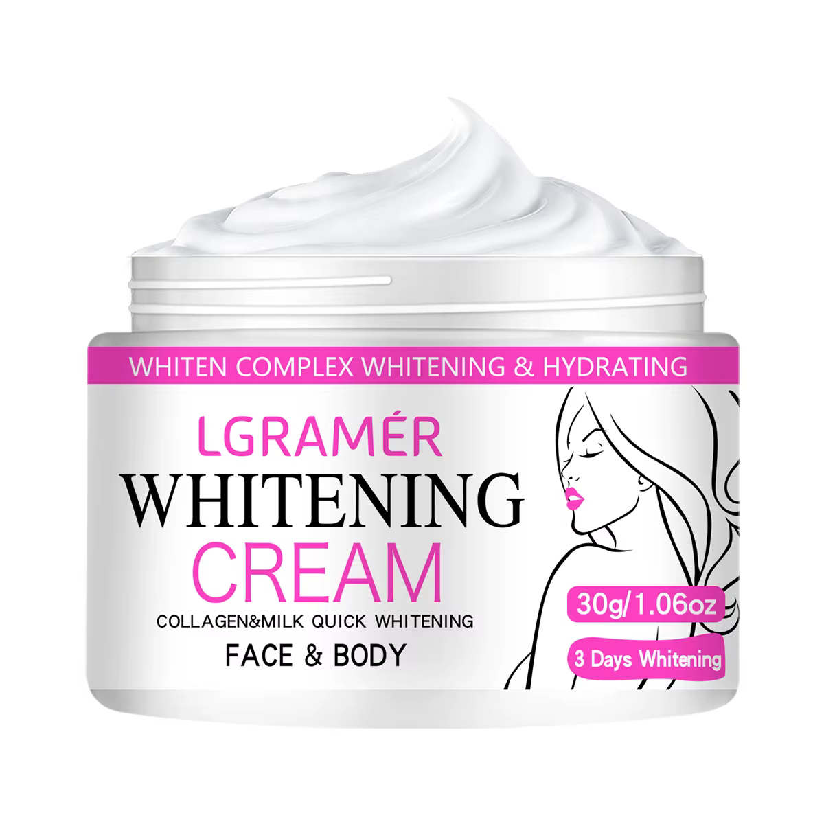 Crème blanchissante pour le visage, corps, ati elles, jambe, genou, coude, éclaircir les taches brun