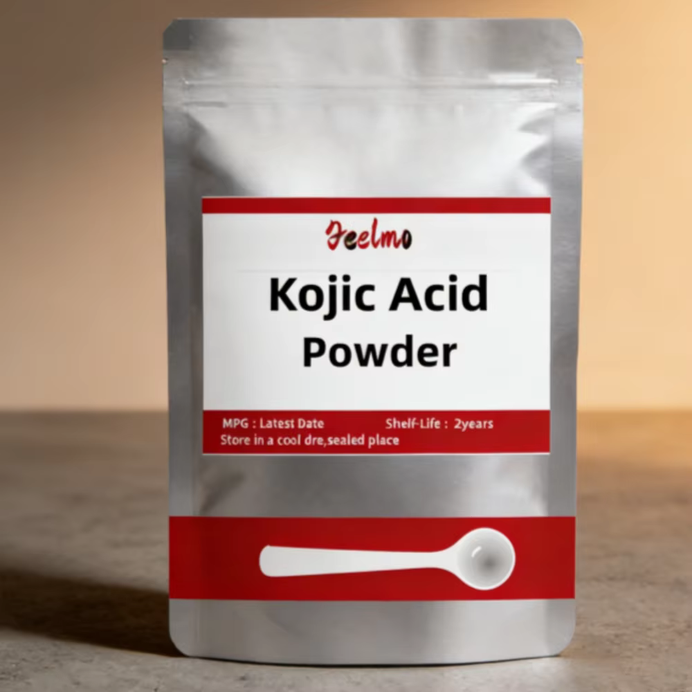 Poudre d'acide kojique pour éclaircir la peau, inhiber la mélanine, réduire les taches et l'acné
