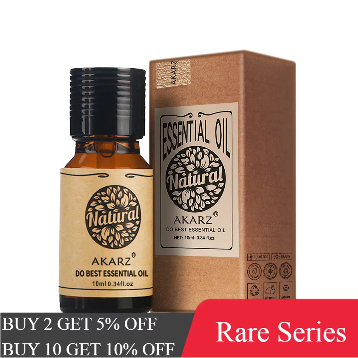 AKARZ huile essentielle Rare Unique aromatique pour diffuseurs d'aromathérapie visage corps soins de