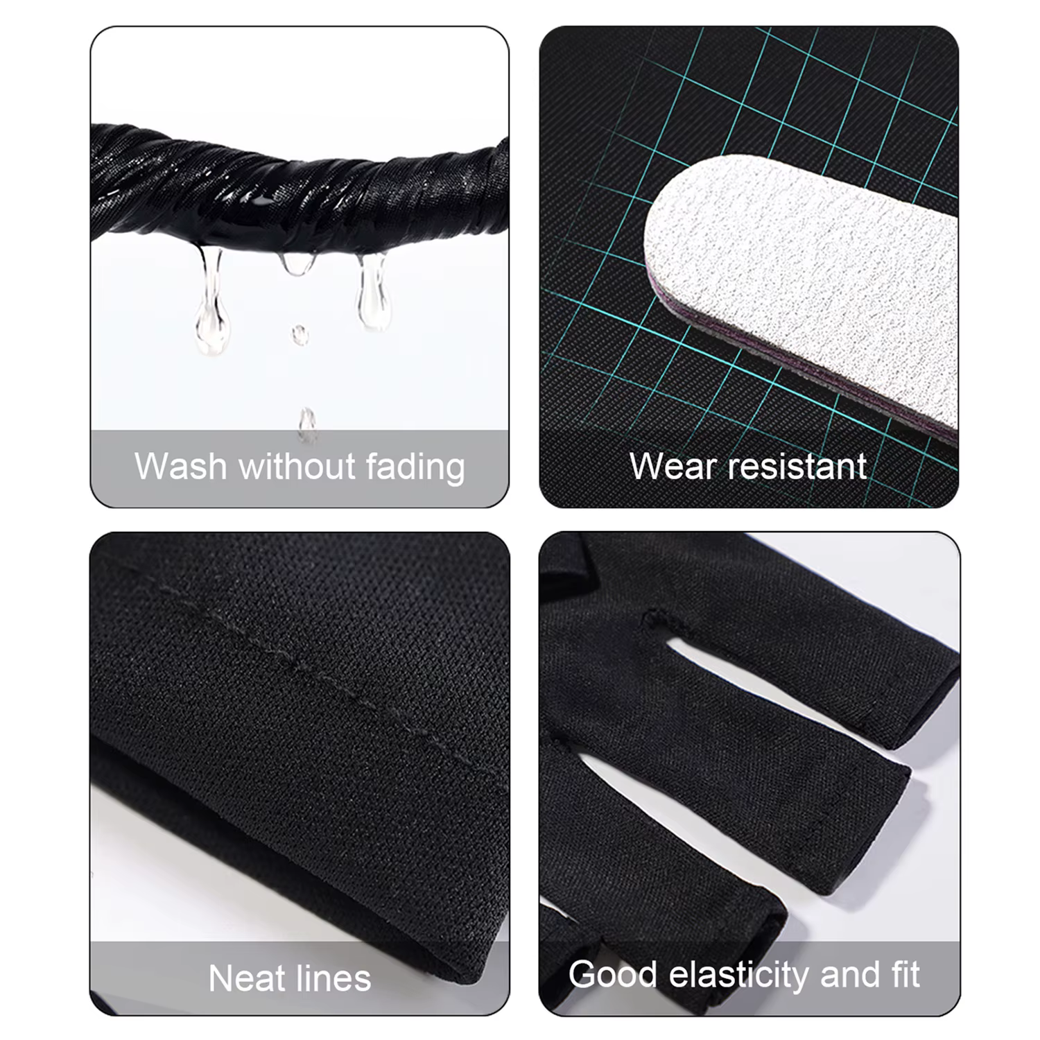 Gants Anti UV en Gel, gants de Protection professionnels pour manucure, protège les mains, Nail Art,