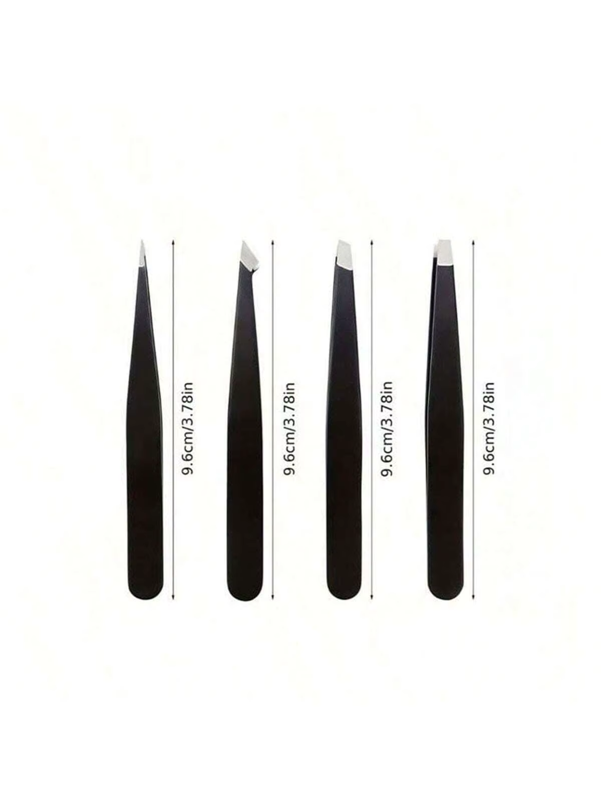 Pincettes à sourcils polyvalentes, paquet de 4 outils de maquillage pour resserrer les sourcils en a