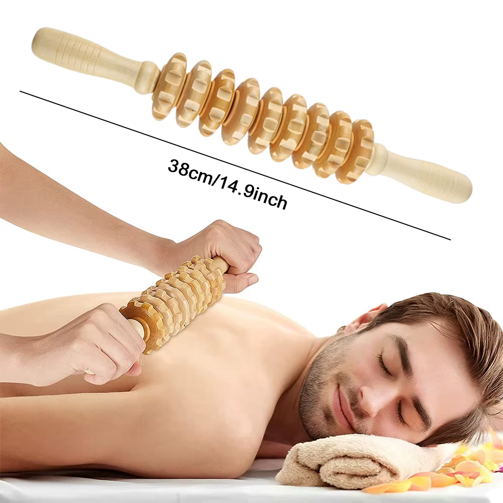 Masseur de Drainage lymphatique en bois, sculpture du corps, Anti-Cellulite, ensemble Maderoterapia,