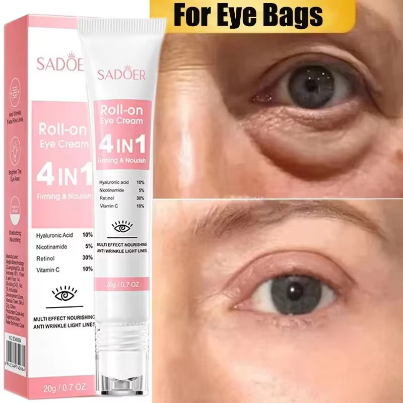 Sac pour les yeux instantané, crème anti-rides au rétinol, raffermissant, estompe les ridules, Anti-