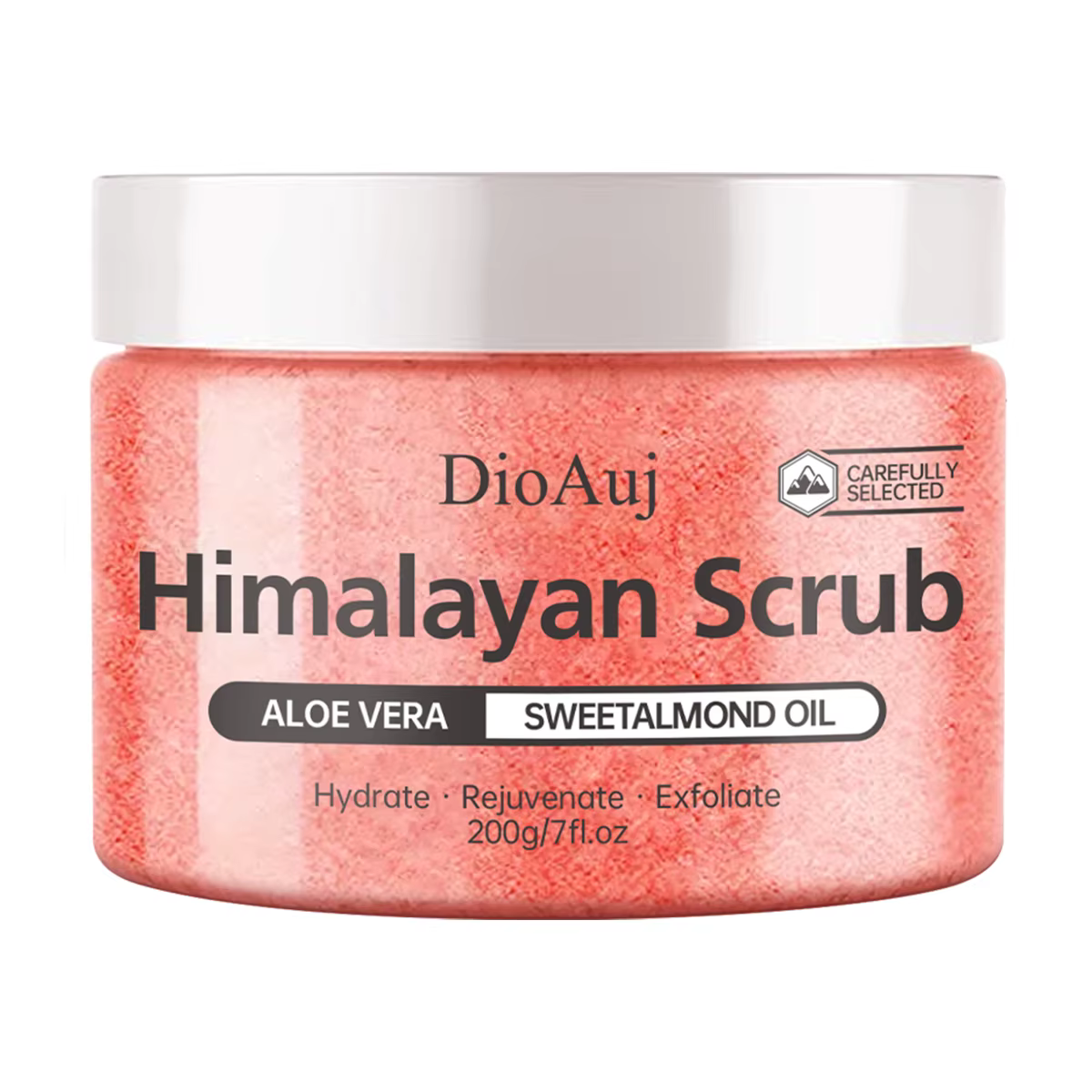 Gommage de l'Himalaya, sel exfoliant naturel, soufflé pour le corps et le visage, aide au nettoyage 