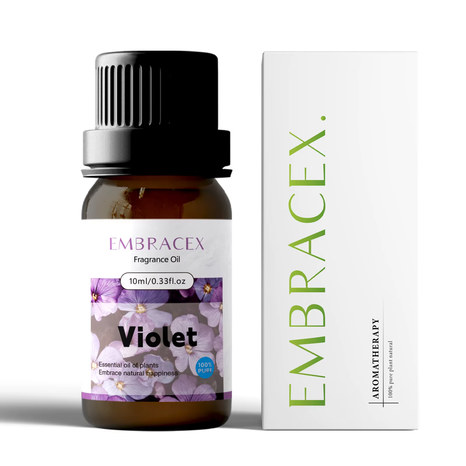Huile Essentielle de Violette 10ml, Naturelle et Végétale, pour l'Aromathérapie, la Relaxation, les