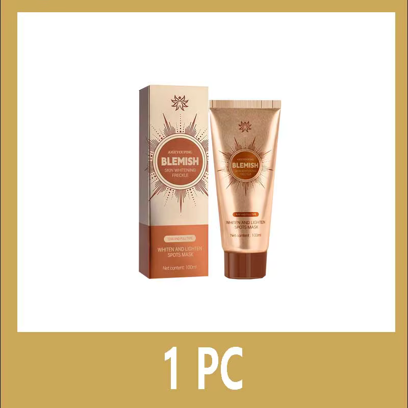 Masque éclaircissant et anti-taches, masque facial peel-off anti-imperfections et anti-taches de rou