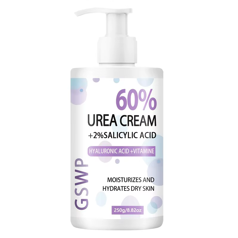 Crème hydratante pour les mains et les pieds GSWP à 60 % d'urée, contenant de l'acide salicylique, p