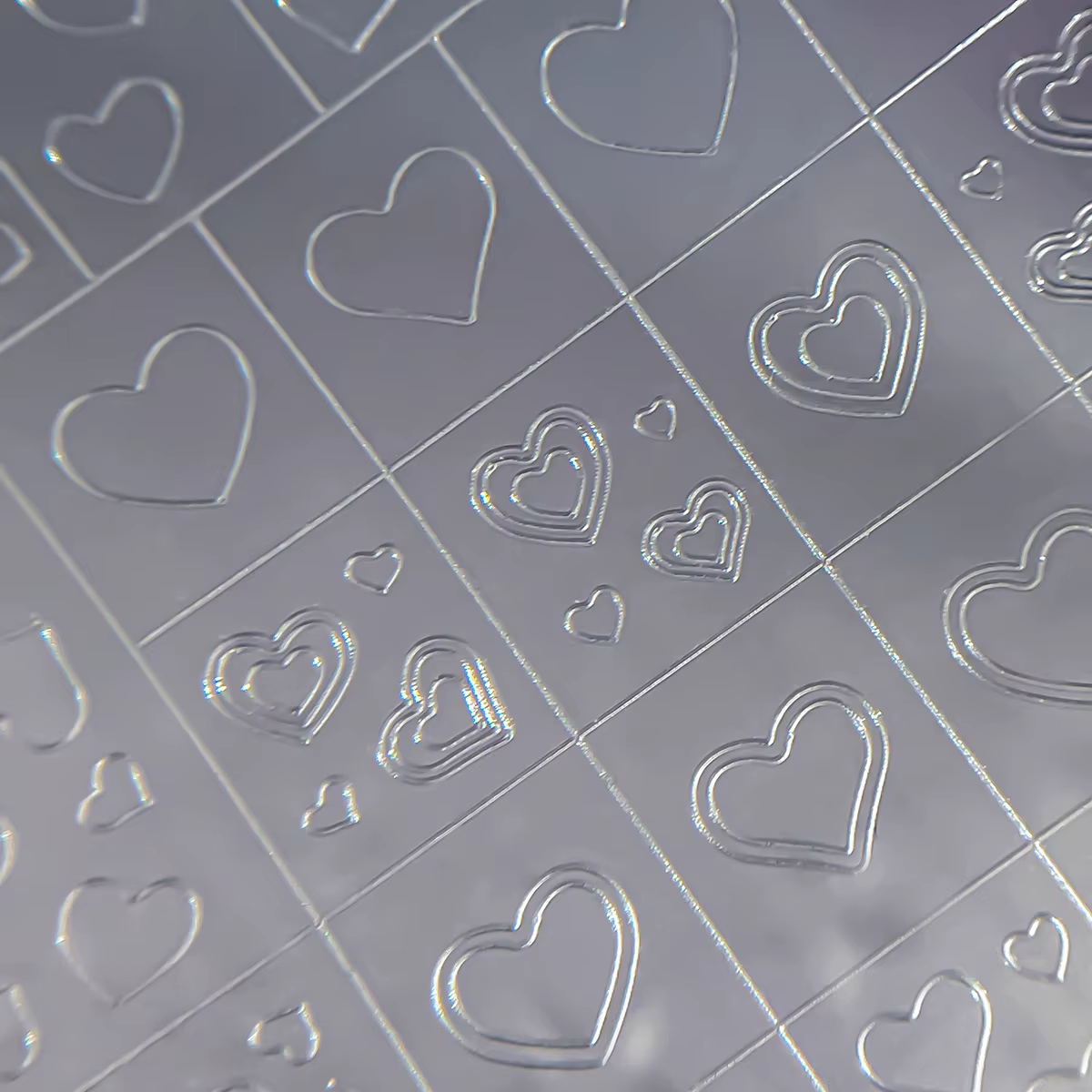 Autocollants pour ongles français multi-design, autocollants transparents à carreaux peints par pulv
