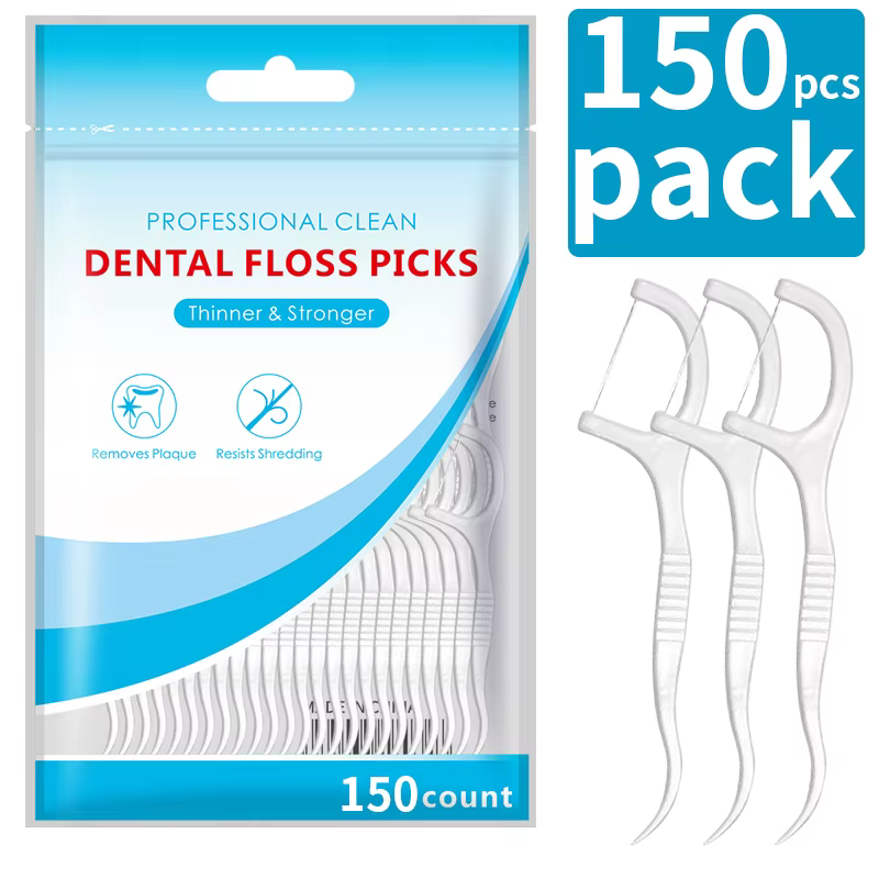 Cure-dents Ultra-fines, ensemble domestique, fil de soin Portable et jetable, nettoyage en profondeu