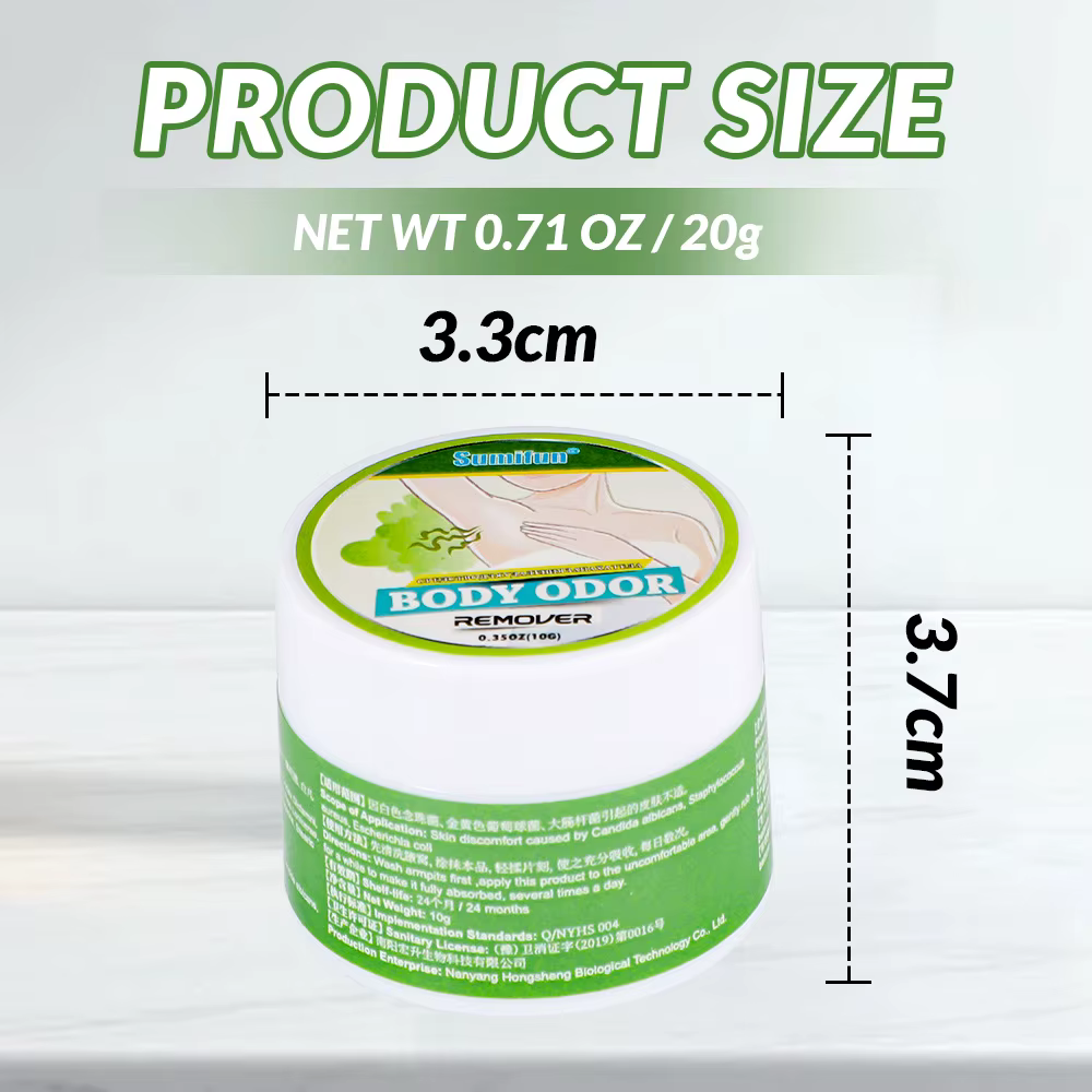 Crème déodorante à base de plantes pour aisselles, 20g, dissolvant d'odeur pour les aisselles, pour 