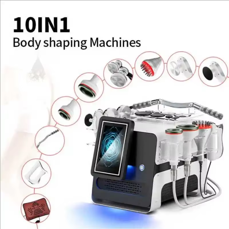 Appareil de Cavitation EMS et Vide 448k Cet Ret 10-en-1 pour Sculpture Corporelle, Perte de Poids Ra
