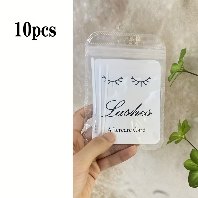 Kit professionnel de soins post-cils pour salons et étudios de cils, sans alcool ni parfum (présents