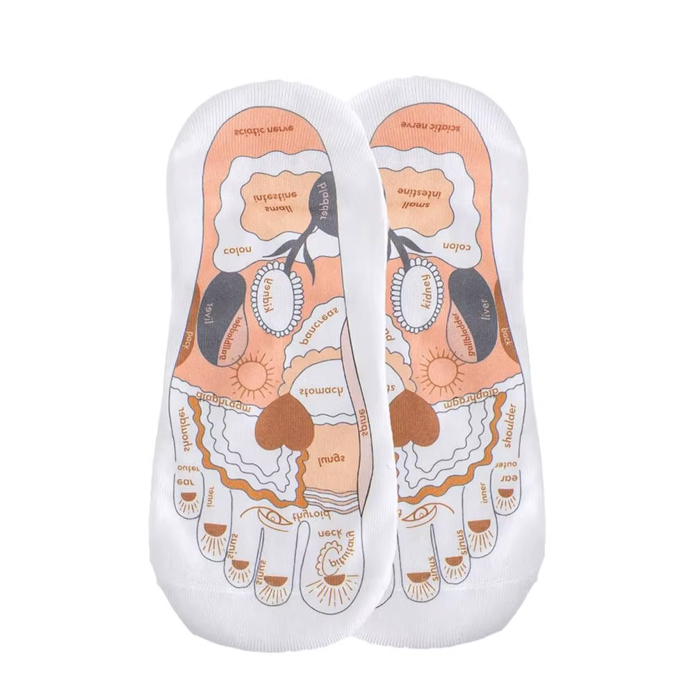 Outil de massage des points de pression, Chaussettes de réflexologie, Bâton de massage, Masseur tria