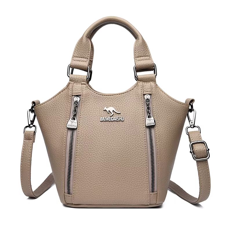 Sac seau de luxe en cuir souple de haute qualité pour femmes, sacs à main de créateur, sacs fourre-t
