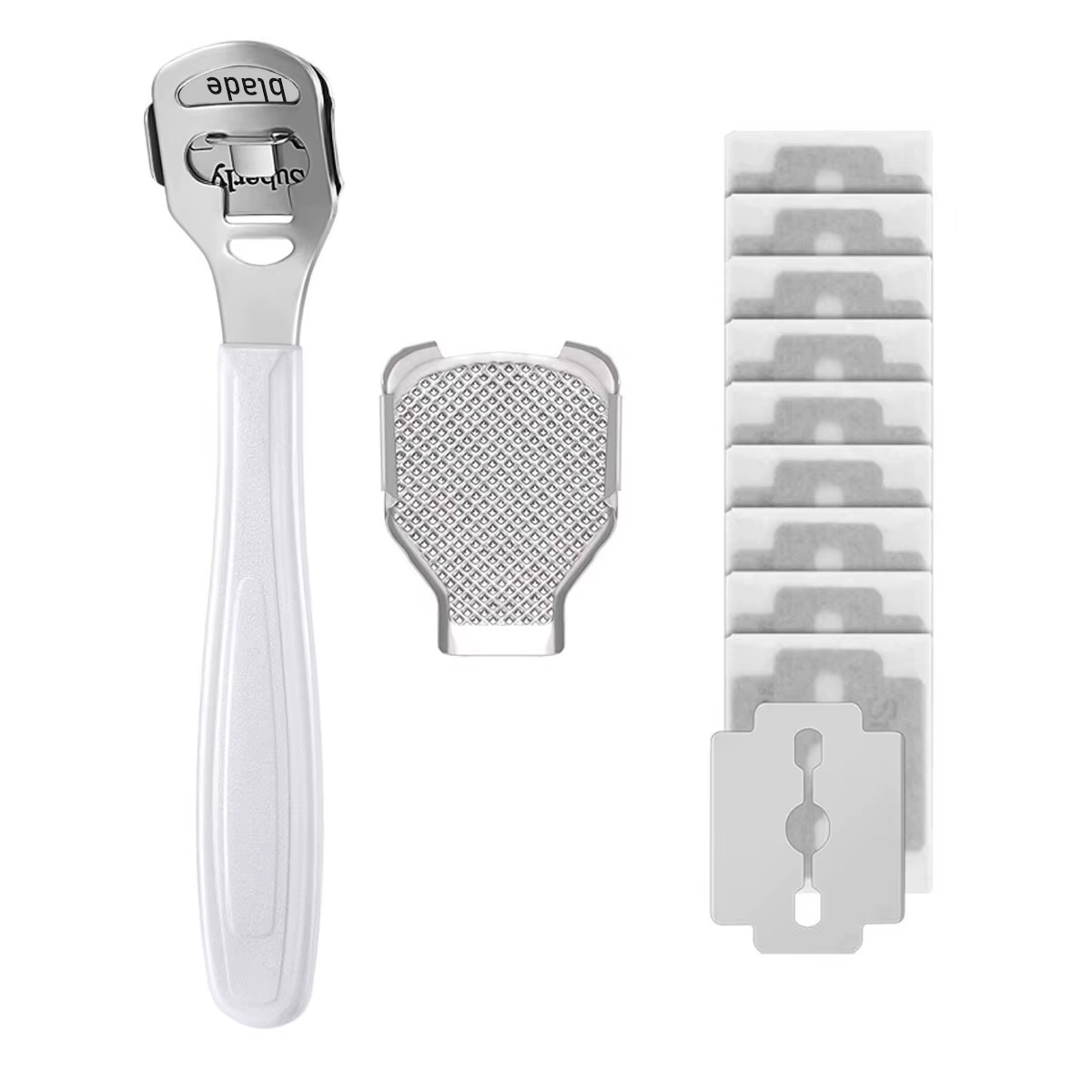 Rasoir pour callosités des pieds, dissolvant de peau dure, outil de pédicure pour les mains et les p